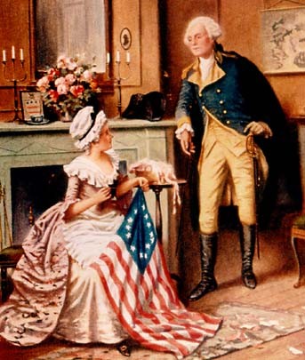 Betsy-ross-george-washington