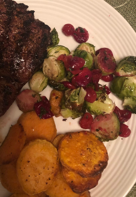 Cranberry Brusselsprouts