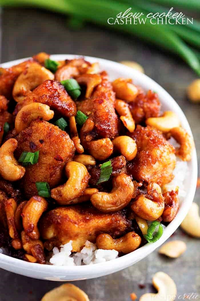 Slow Cooker Cashew Chicken