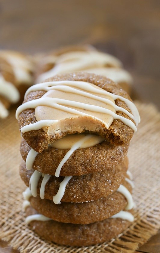Christmas-Gingerbread-Thumprint-Cookies