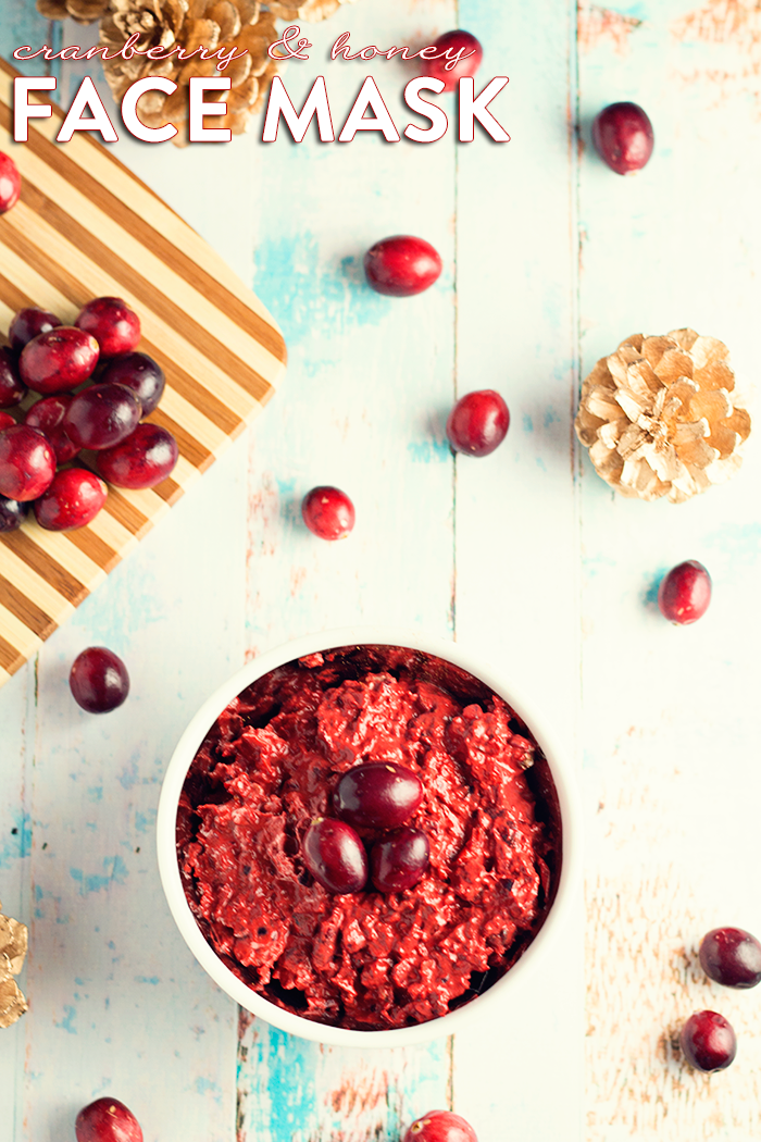 Cranberry Honey Face Mask DIY