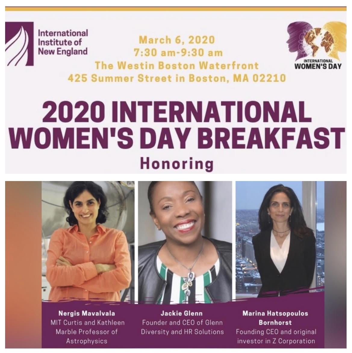 March 2020 Events Womens History Month