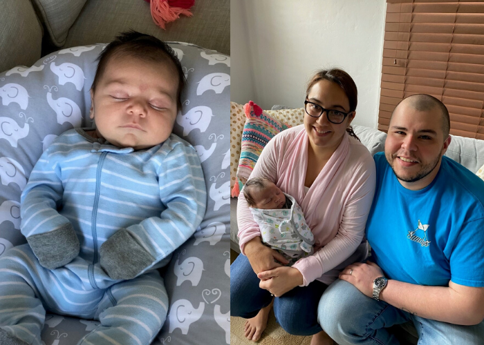 Jamie and Jose wih thier son