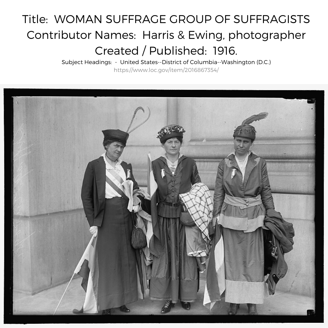Woman Suffrage Group of Suffragists