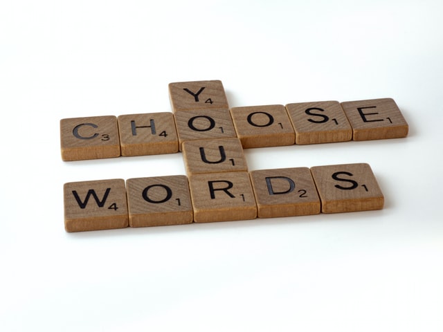 Chose Your Words Photo taken by Brett Jordan