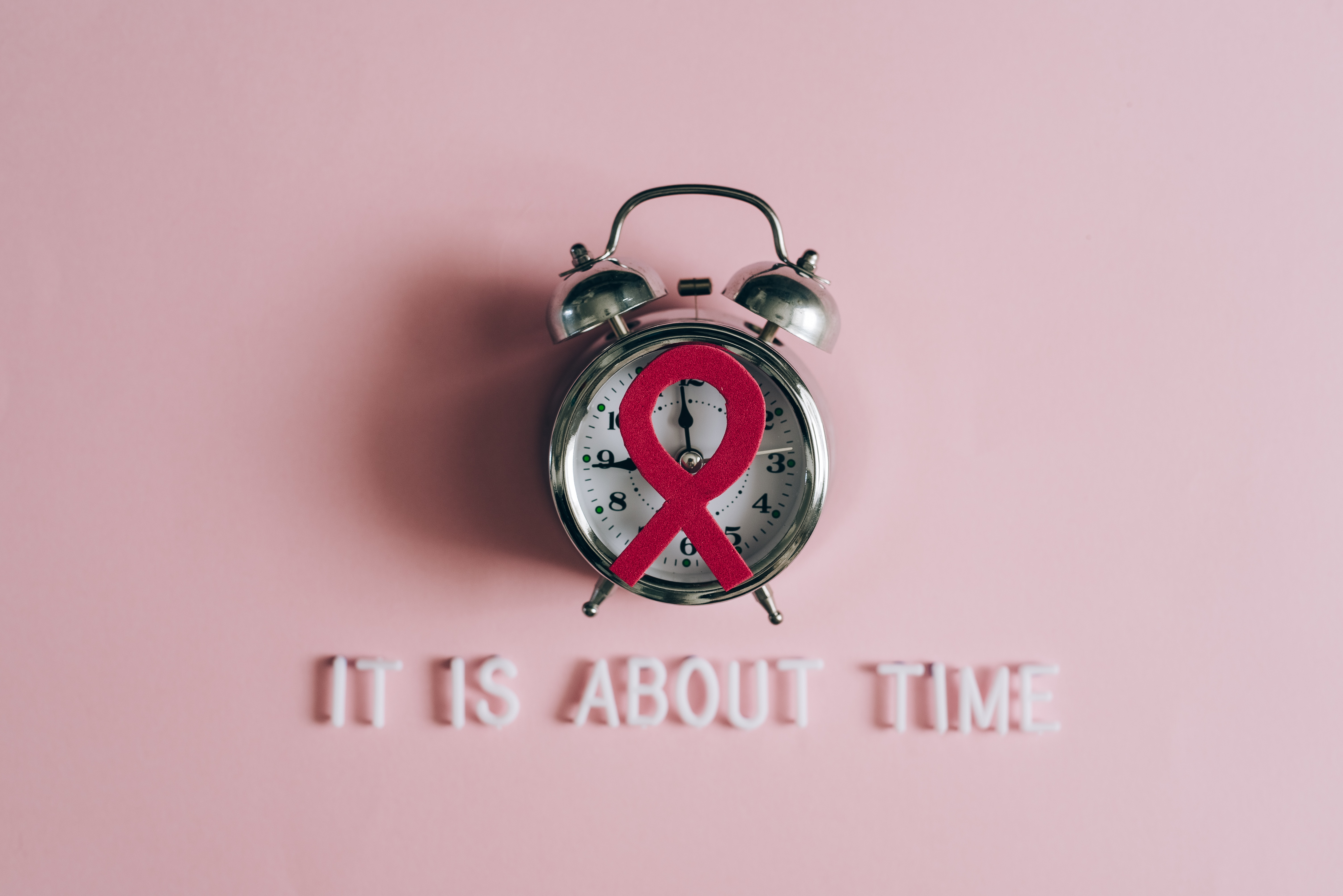 pink-ribbon-clock  Photo Courtesy of Olya Kobruseva